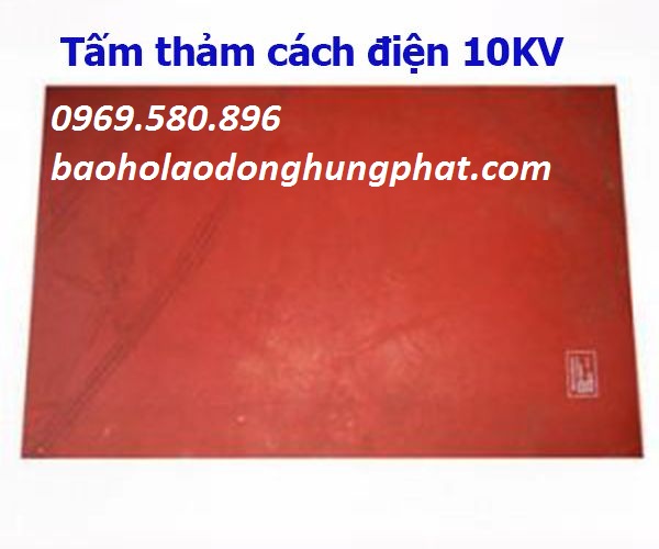 Thảm Cách Điện 10KV Dày 5mm malayxia  KT 1m x 0,65m Giá Rẻ Tại Hưng  Thịnh Phát 