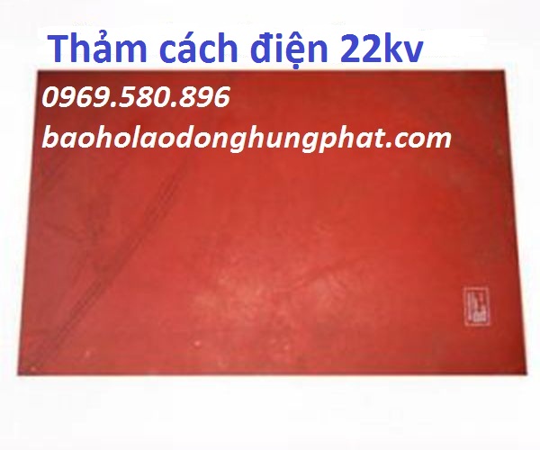 Thảm cách điện  22KV ( Ma lai xi a ) KT 1m x 0,65m giá rẻ tại Hưng Thịnh Phát 