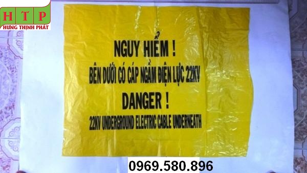 Băng cảnh báo bên dưới có đường ống nước - giá rẻ tại Hưng Thịnh Phát 