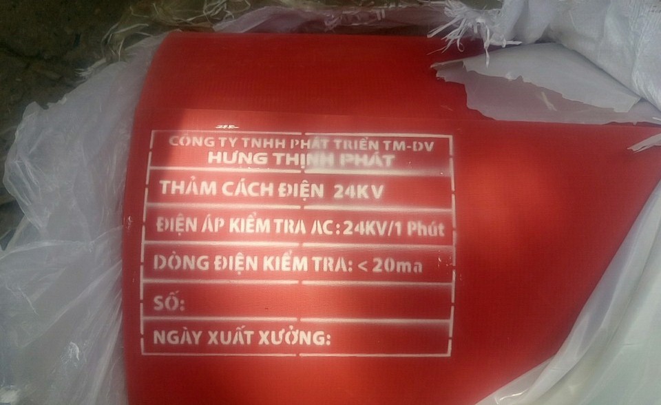 Thảm cách điện hạ áp 1m x1m  malayxia giá  rẻ tại Hưng Thịnh Phát 