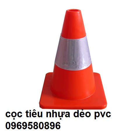 Cọc Tiêu Giao Thông  PVC-30cm- Hãng sản  xuất -Việt Nam 